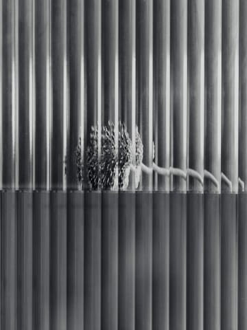 Haze seinäkaappi - Reeded glass - stainless steel - Ferm Living