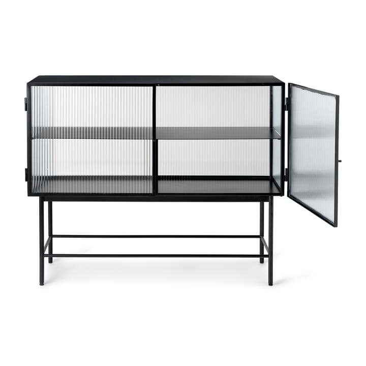 Haze sivupöytä, Black-aaltoileva lasi Ferm Living