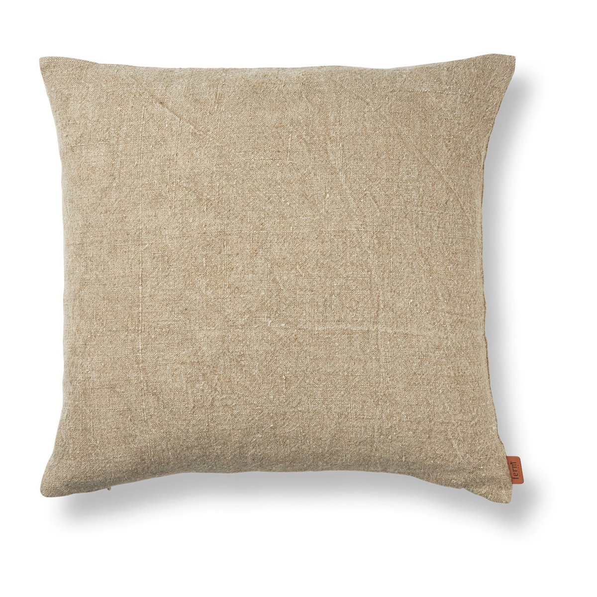 Ferm Living Heavy Linen tyyny 50 x 50 cm Natural | Skandinaavinen Sisustus | Tyynyt | Beige