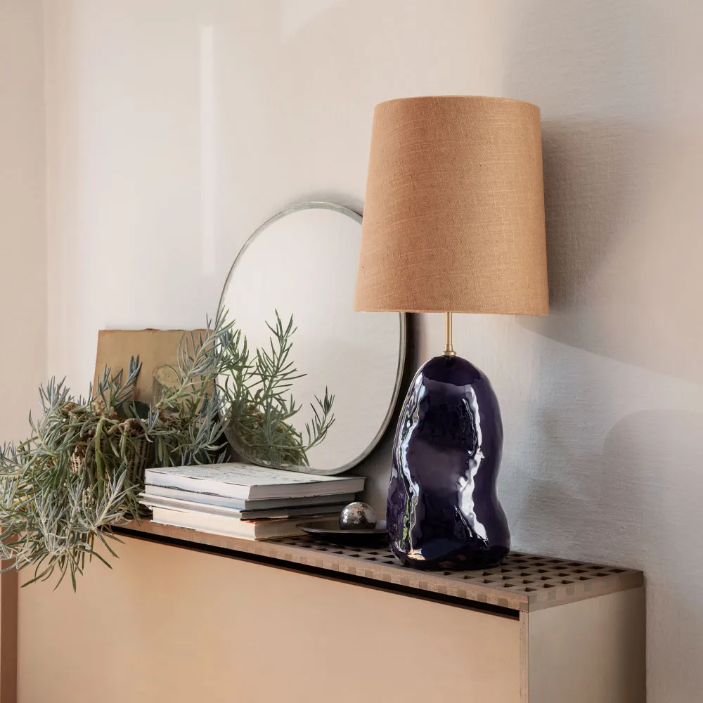Hebe lampunjalka, Dark grey, large Ferm Living