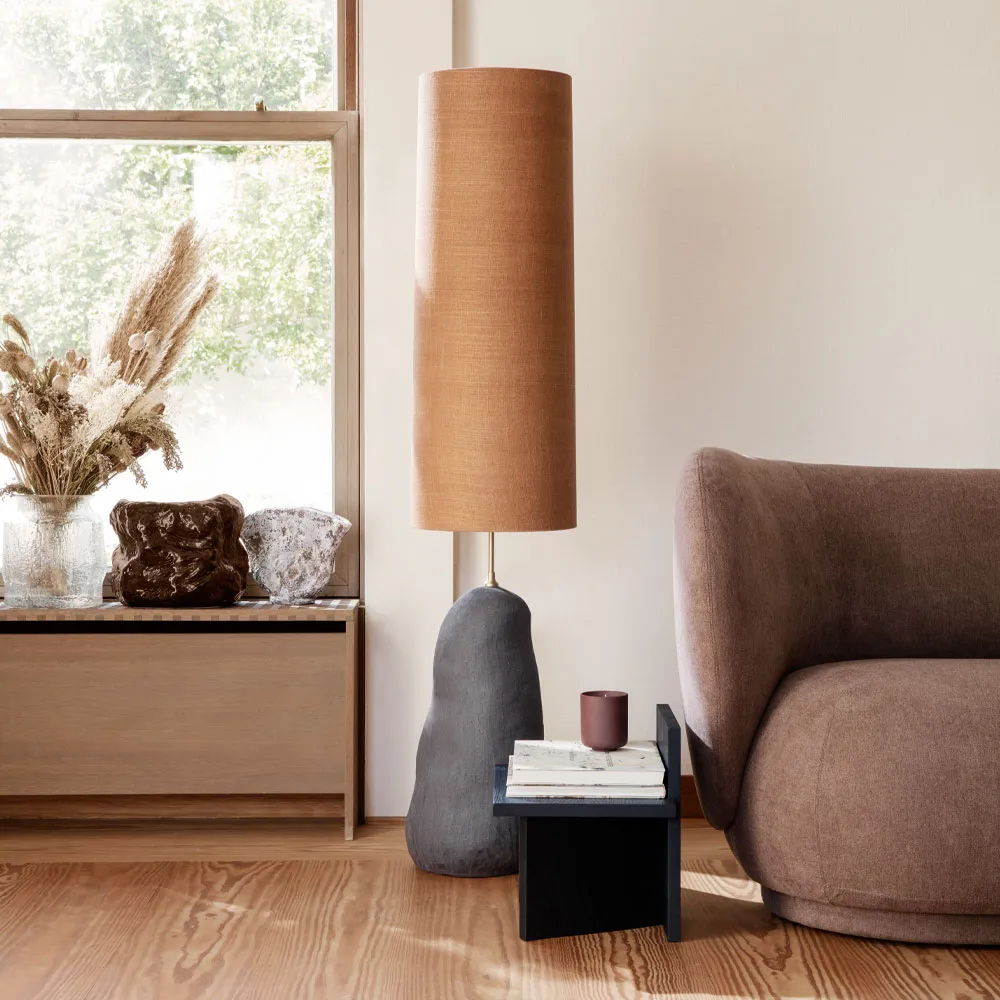 Hebe lampunjalka, Dark grey, large Ferm Living