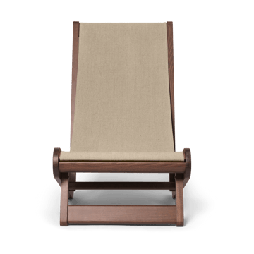 Hemi loungenojatuoli - Dark stained, natural - Ferm Living