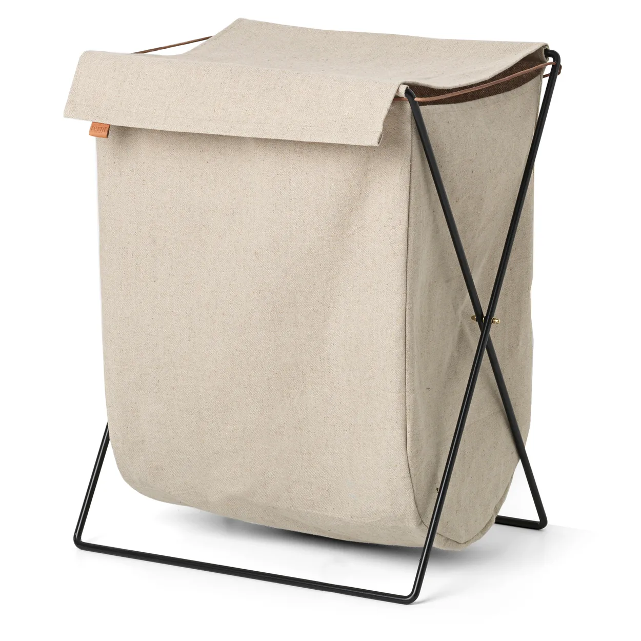 Ferm Living Herman pyykkikori Musta