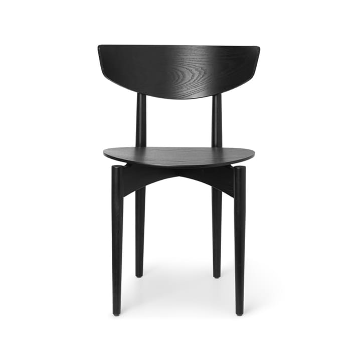 Herman Tuoli - Black, mustaksi lakatut saarnijalat - Ferm Living