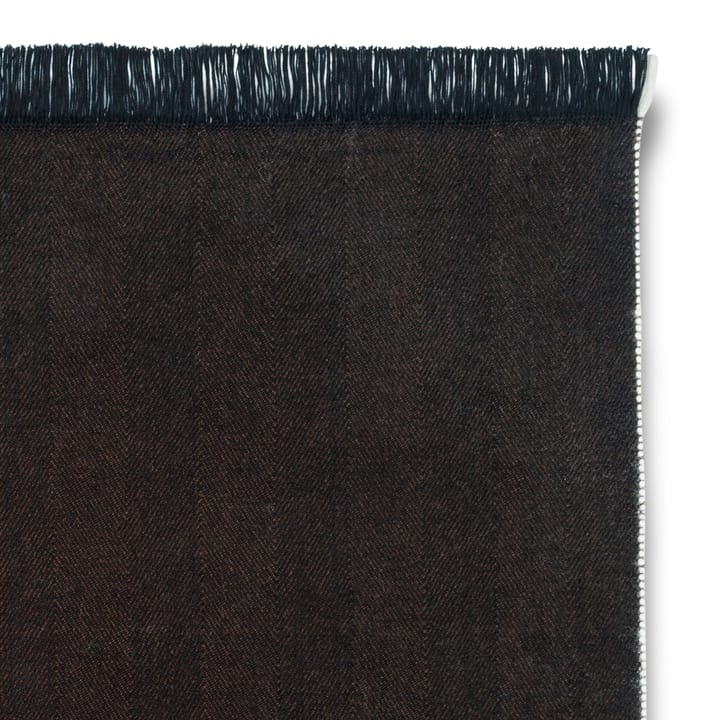 Herringbone huopa 120x180 cm, Dark coffee Ferm Living