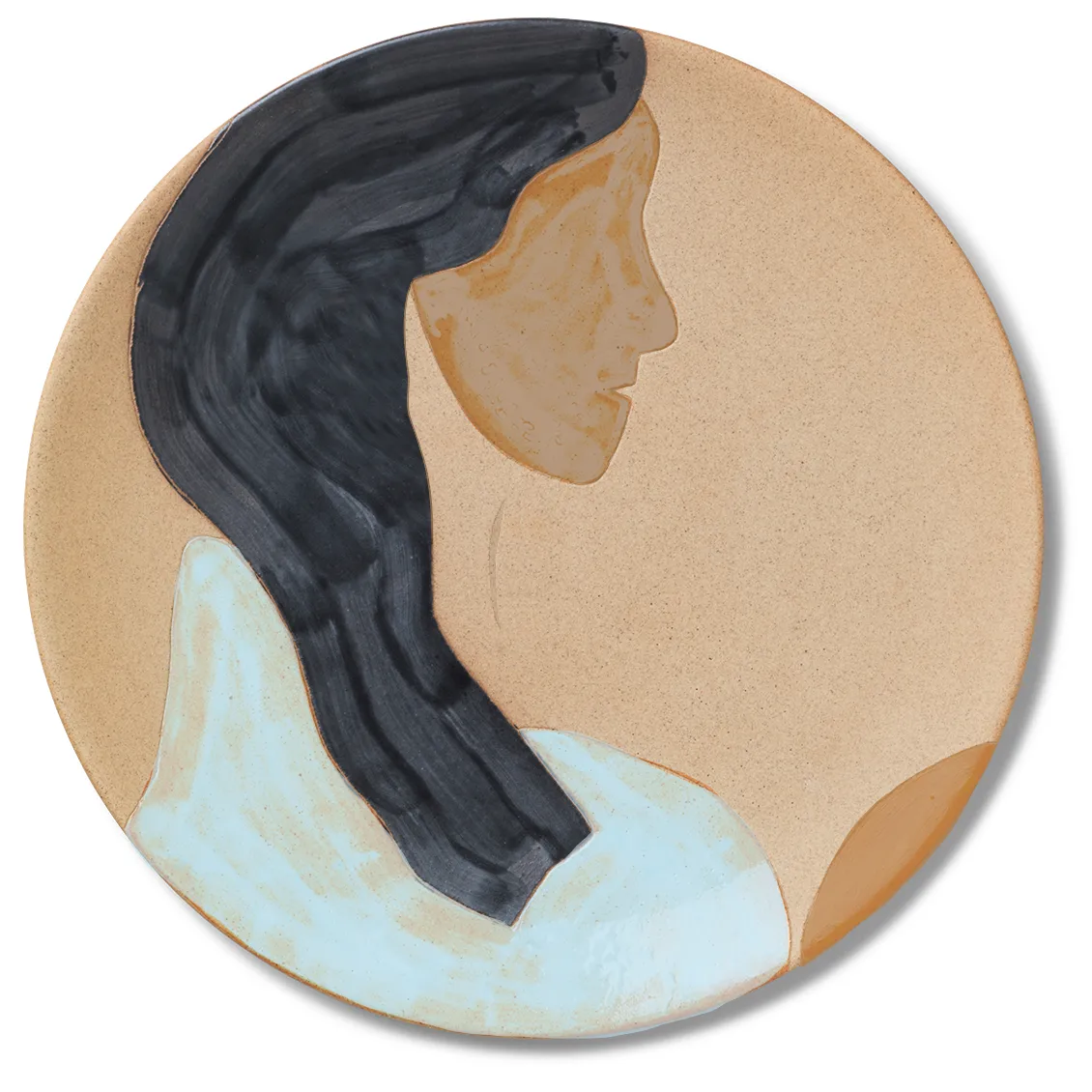 Hessa ruoka- ja koristelautanen 37,5 cm, Monivärinen Ferm Living