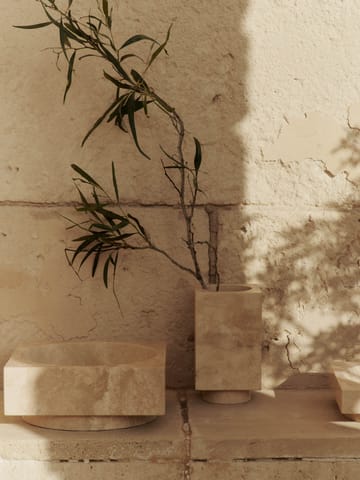 Hew vaasi 21 cm - Travertiini - Ferm Living