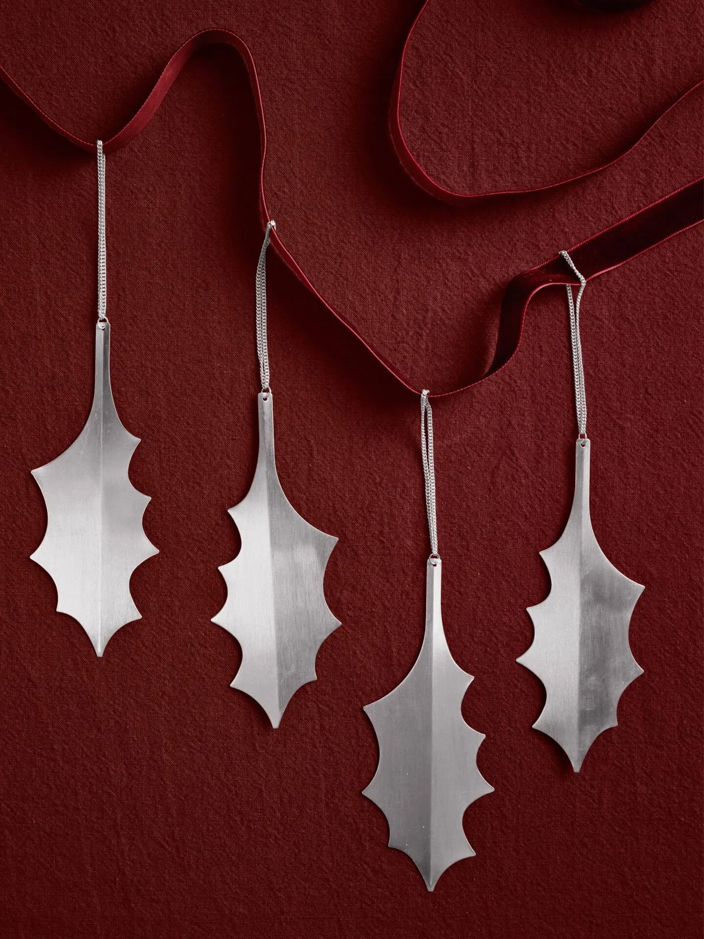 Holly leaf koriste-riipus 13,5 cm 4-pack, Hopea Ferm Living