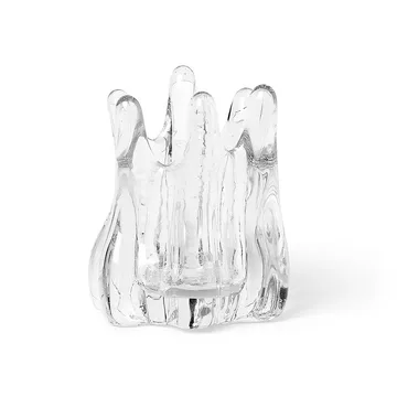 Holo lämpökynttilänjalka Ø10 cm - Clear - Ferm Living