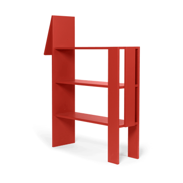 Horse kirjahylly 91x111 cm - Poppy Red - Ferm Living