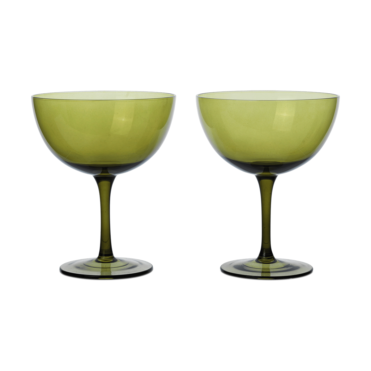 Ferm Living Host cocktaillasi 24 cl 2-pakkaus Moss green