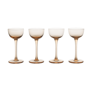 Host liköörilasi 4-pakkaus - Punastua - Ferm Living