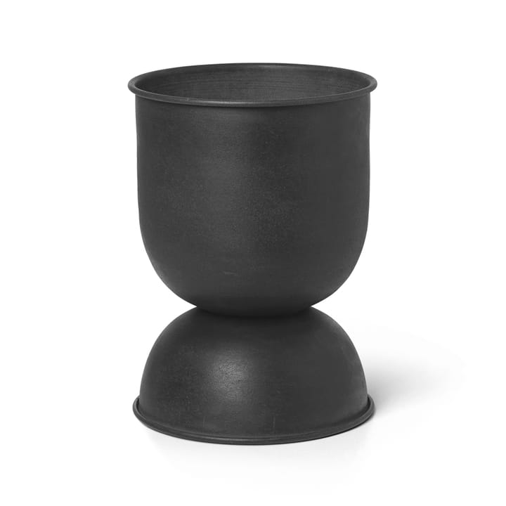Hourglass ruukku extra small Ø21 cm - Musta-tummanharmaa - Ferm LIVING