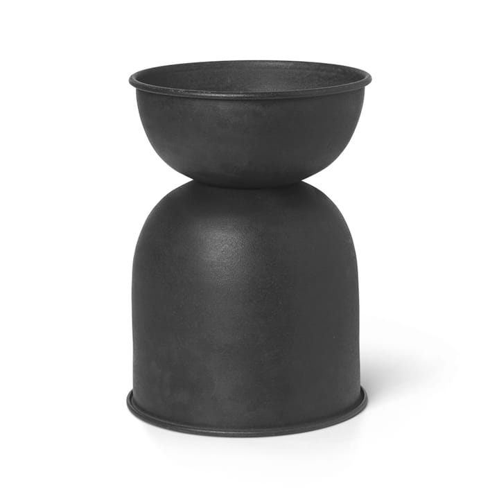 Hourglass ruukku extra small Ø21 cm - Musta-tummanharmaa - ferm LIVING