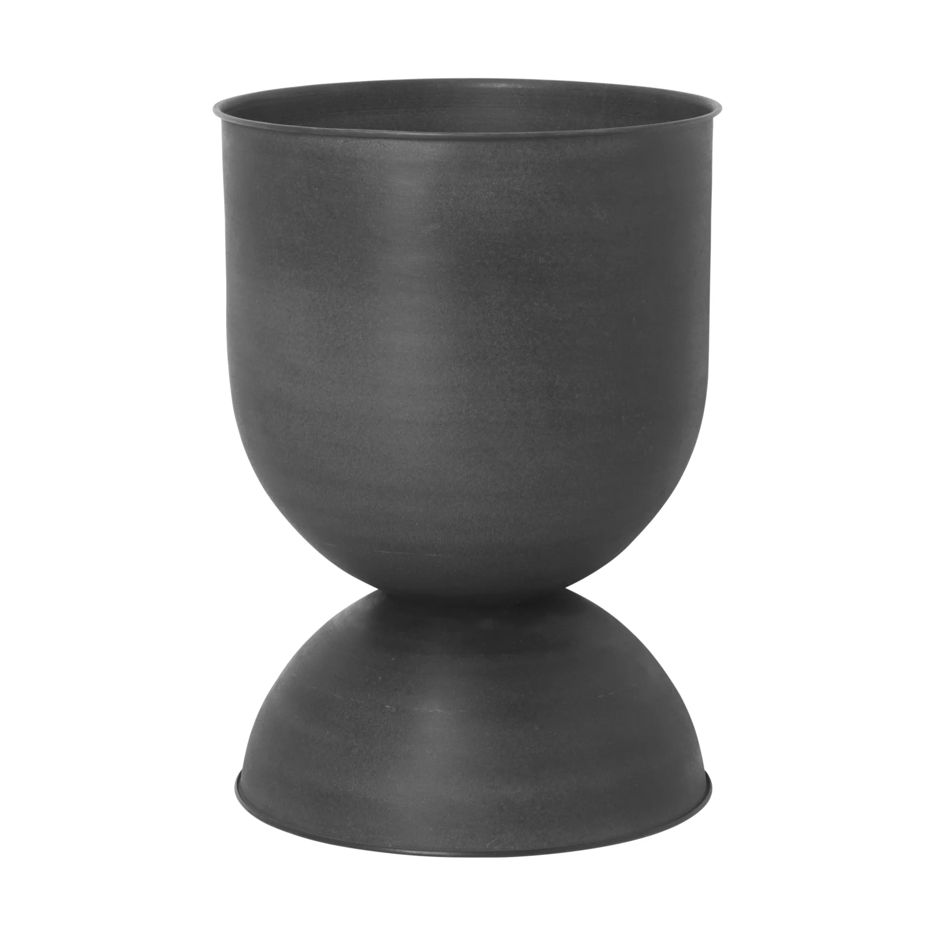 Hourglass ruukku, medium Ø41 cm, Musta-tummanharmaa Ferm Living