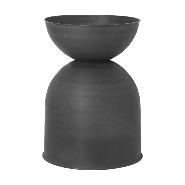 Hourglass ruukku, medium Ø41 cm - Musta-tummanharmaa - ferm LIVING