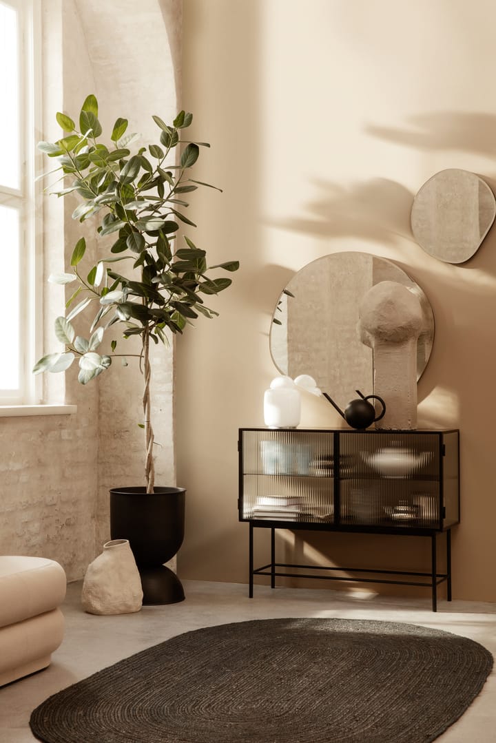 Hourglass ruukku, medium Ø41 cm, Musta-tummanharmaa Ferm Living