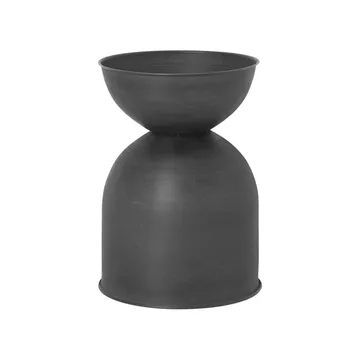 Hourglass ruukku, pieni Ø30 cm - Musta-tummanharmaa - Ferm Living