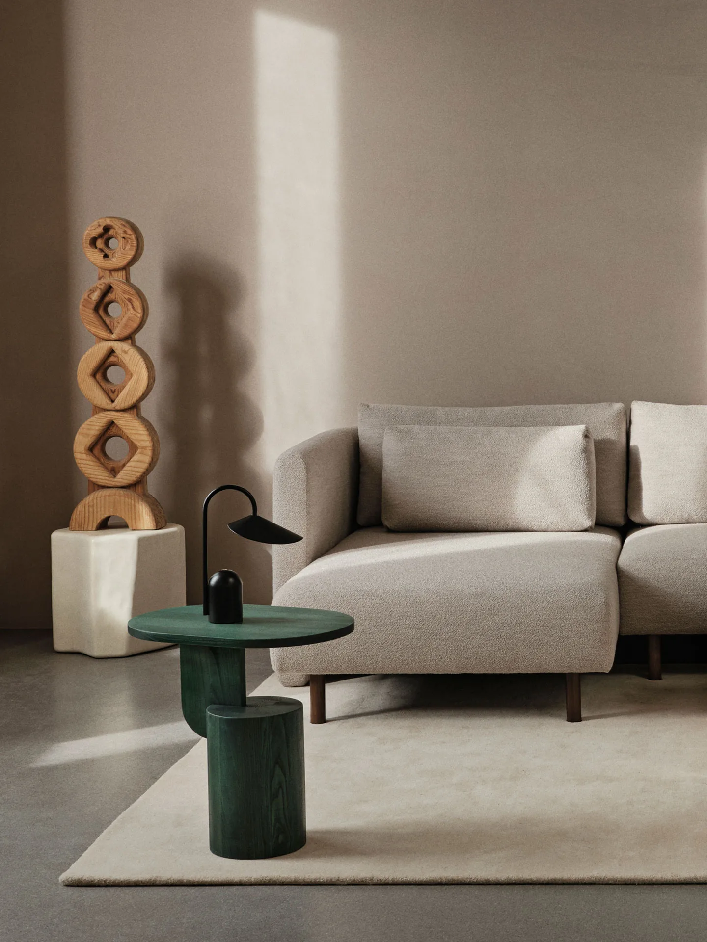 Insert sivupöytä, Myrtle Green Stained Ferm Living