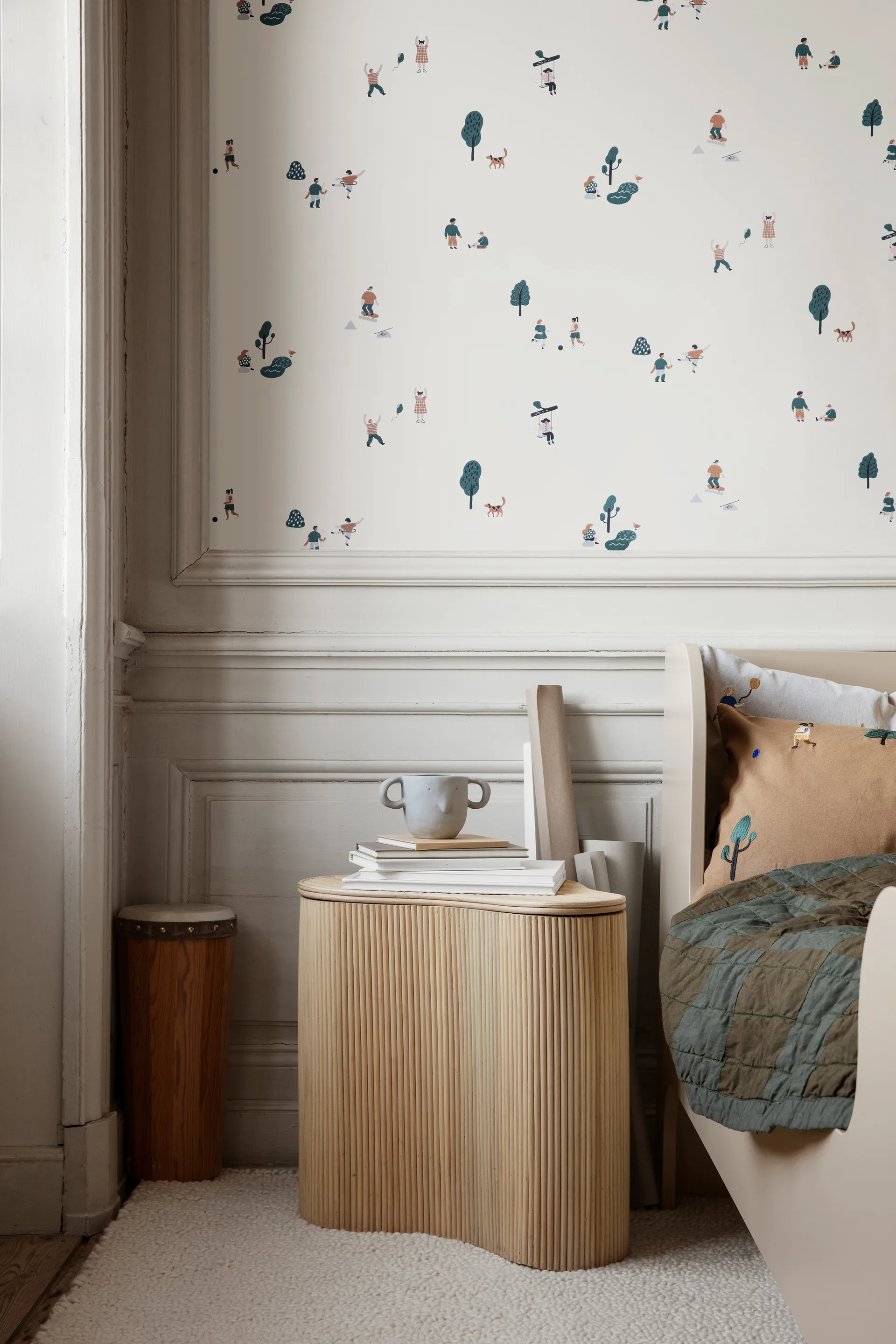 Isola sivupöytä säilytystilalla, Natural Ferm Living