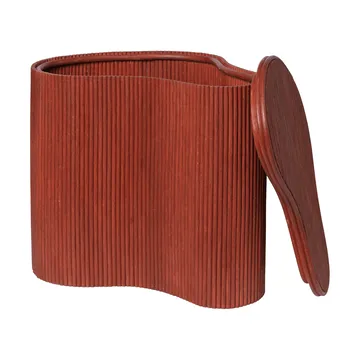 Isola sivupöytä säilytystilalla - Oxide red - Ferm Living