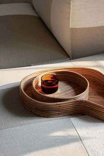 Isola tarjotin 2 osaa - Natural Stained - Ferm Living