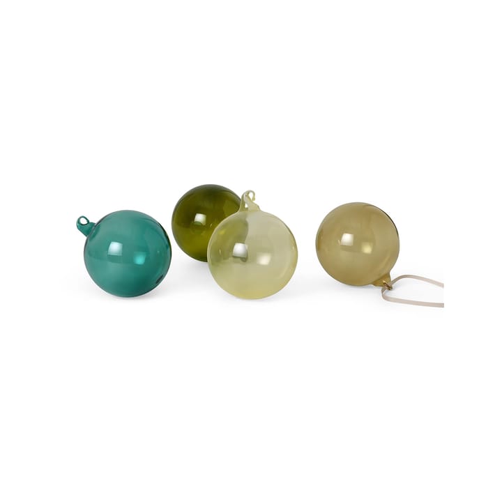 Joulupallo large 4 kpl - mixed dark - Ferm LIVING