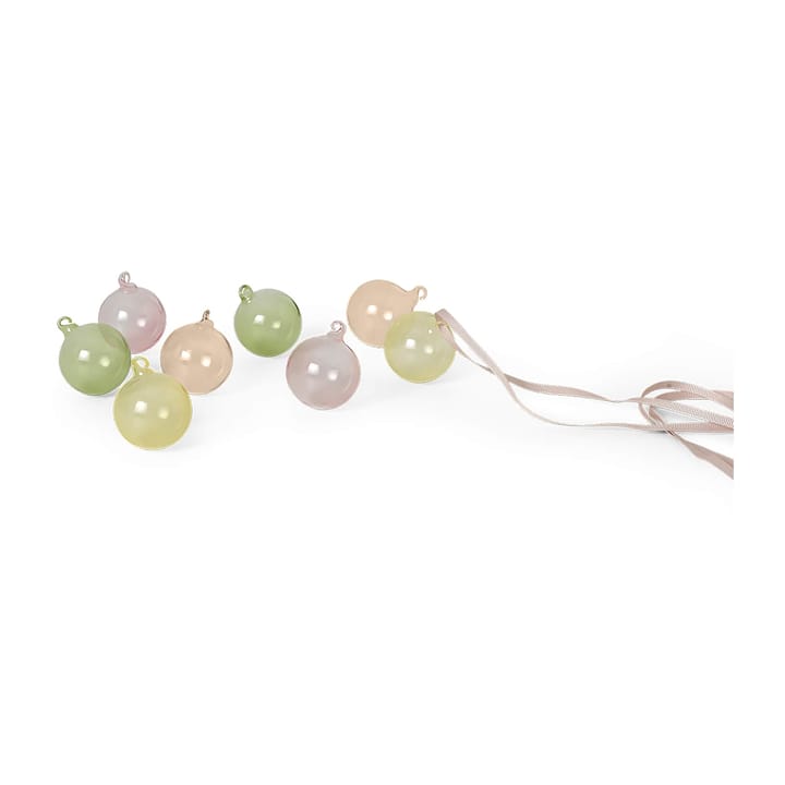 Joulupallo small 8 kpl - mixed light - Ferm LIVING