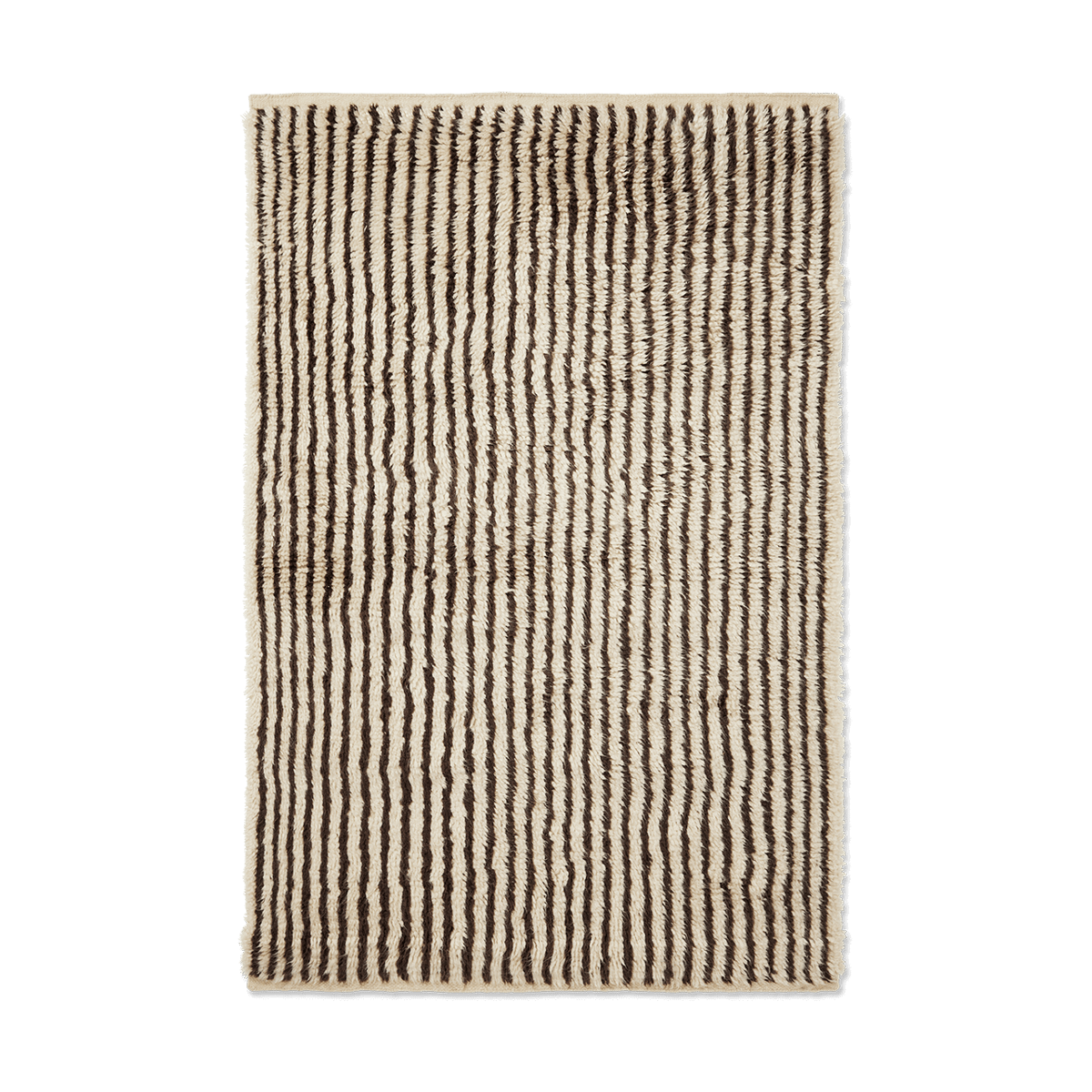 Ferm Living Kami matto Off white-coffee, 120x180 cm