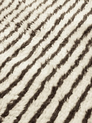 Kami matto - Off white-coffee, 120x180 cm - Ferm Living
