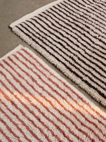 Kami matto - Off white-coffee, 120x180 cm - Ferm Living