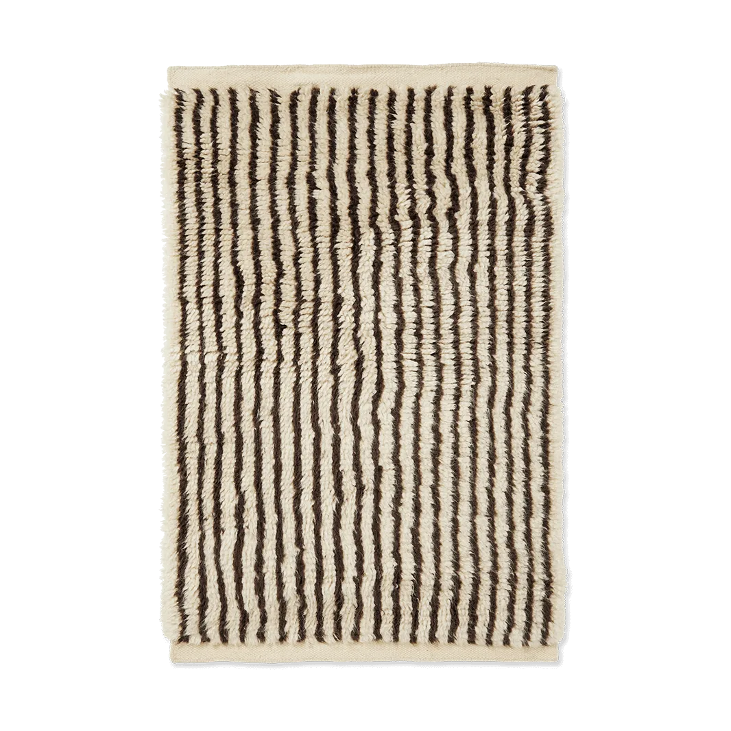 Kami matto, Off white-coffee, 80x120 cm Ferm Living