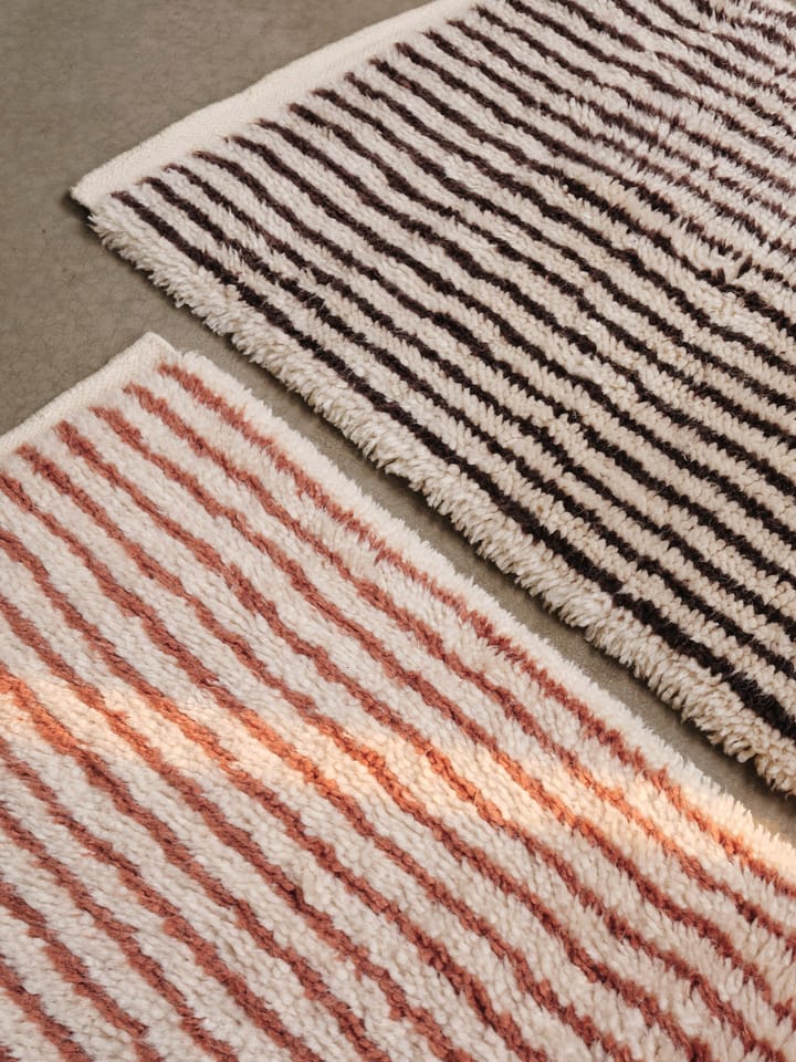 Kami matto, Off white-coffee, 80x120 cm Ferm Living