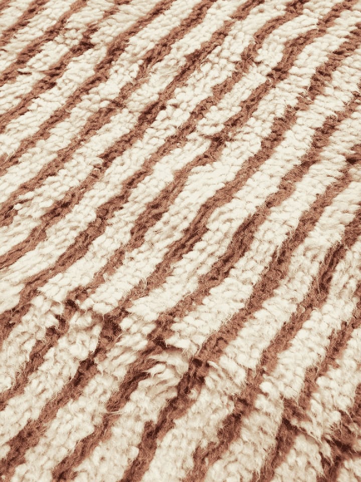 Kami matto, Off white-red brown, 80x120 cm Ferm Living