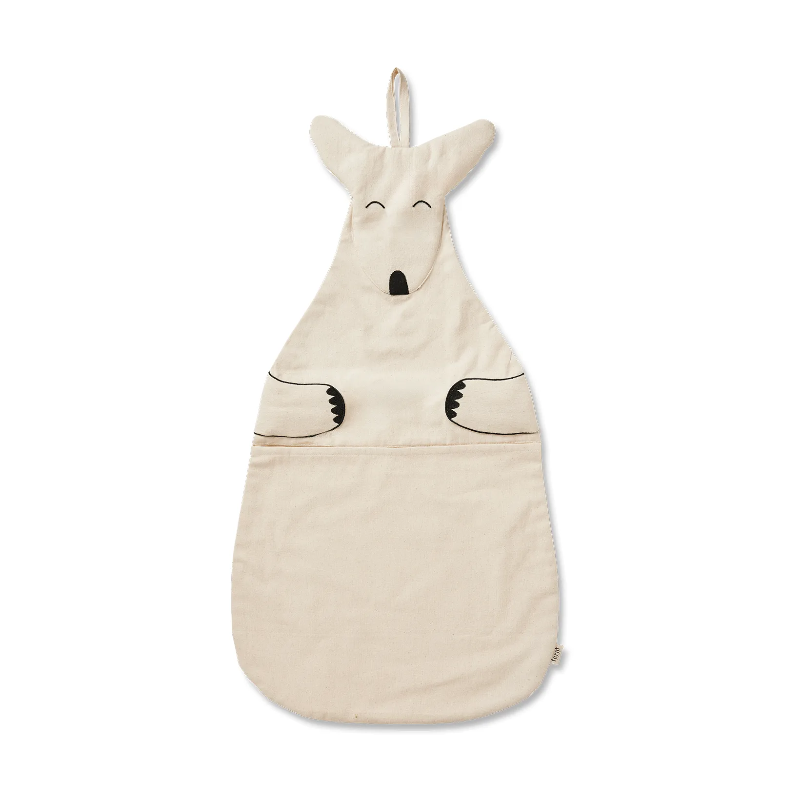 Kangaroo seinäsäilytysteline, Undyed Ferm Living