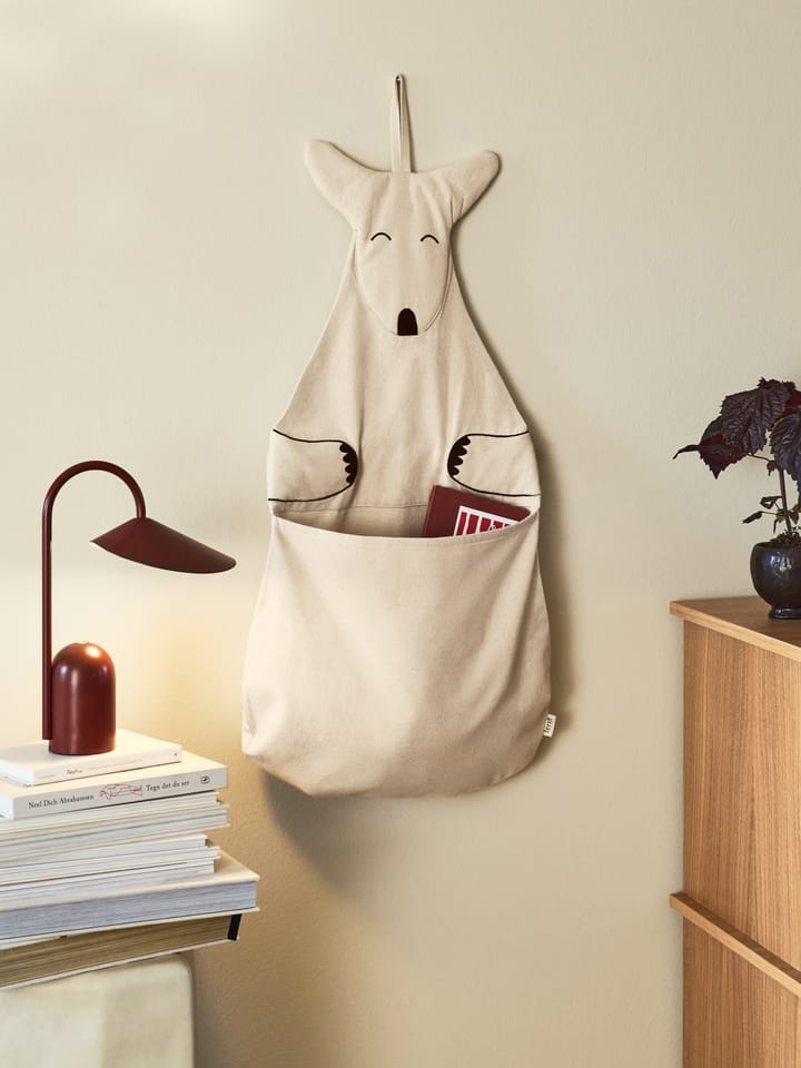 Kangaroo seinäsäilytysteline, Undyed Ferm Living