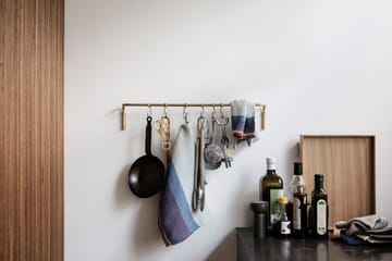 Kitchen keittiönaulakko 6 kpl koukulla - Messinki - Ferm Living