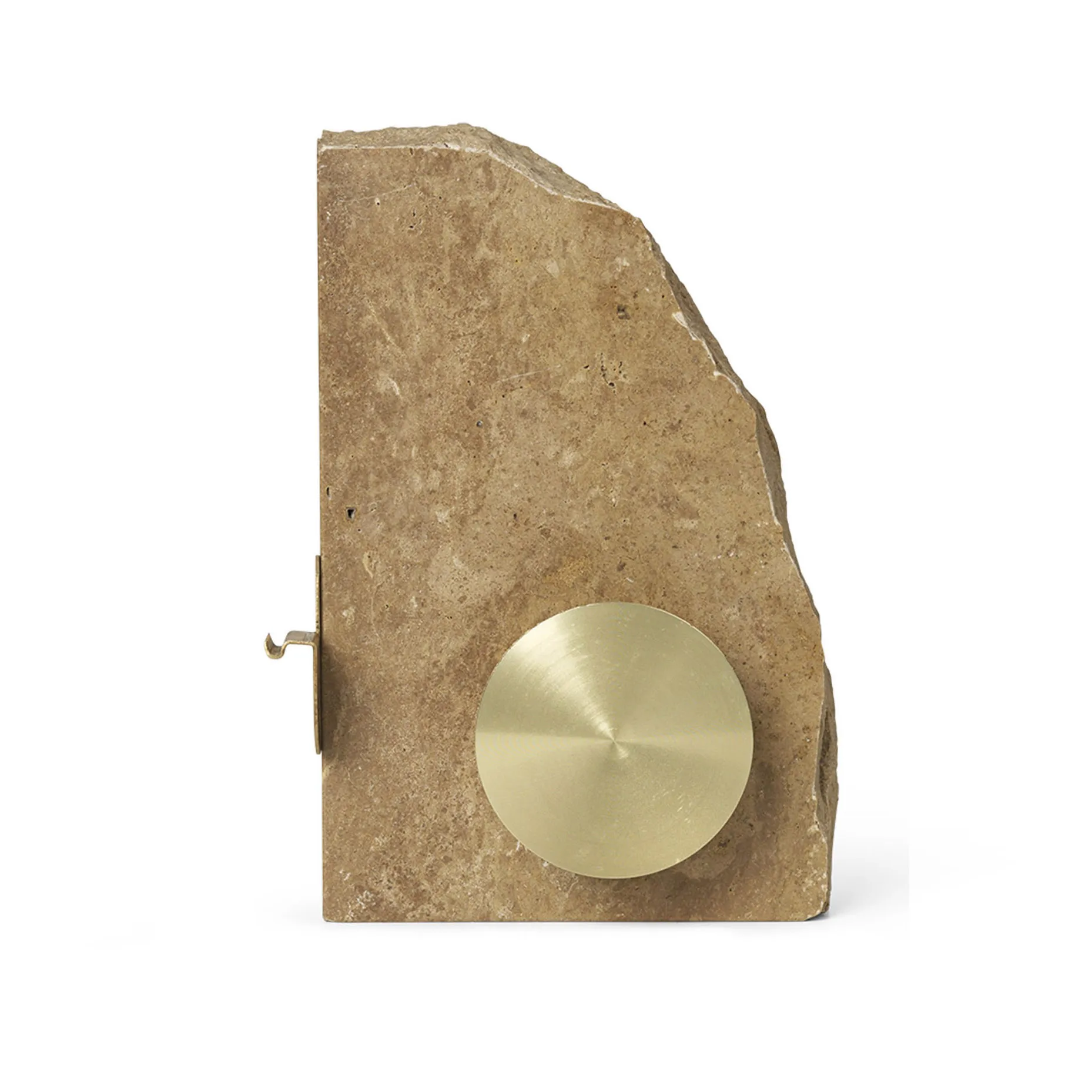Klint teipinpidike 11,6 x 17 cm, Beige travertin Ferm Living