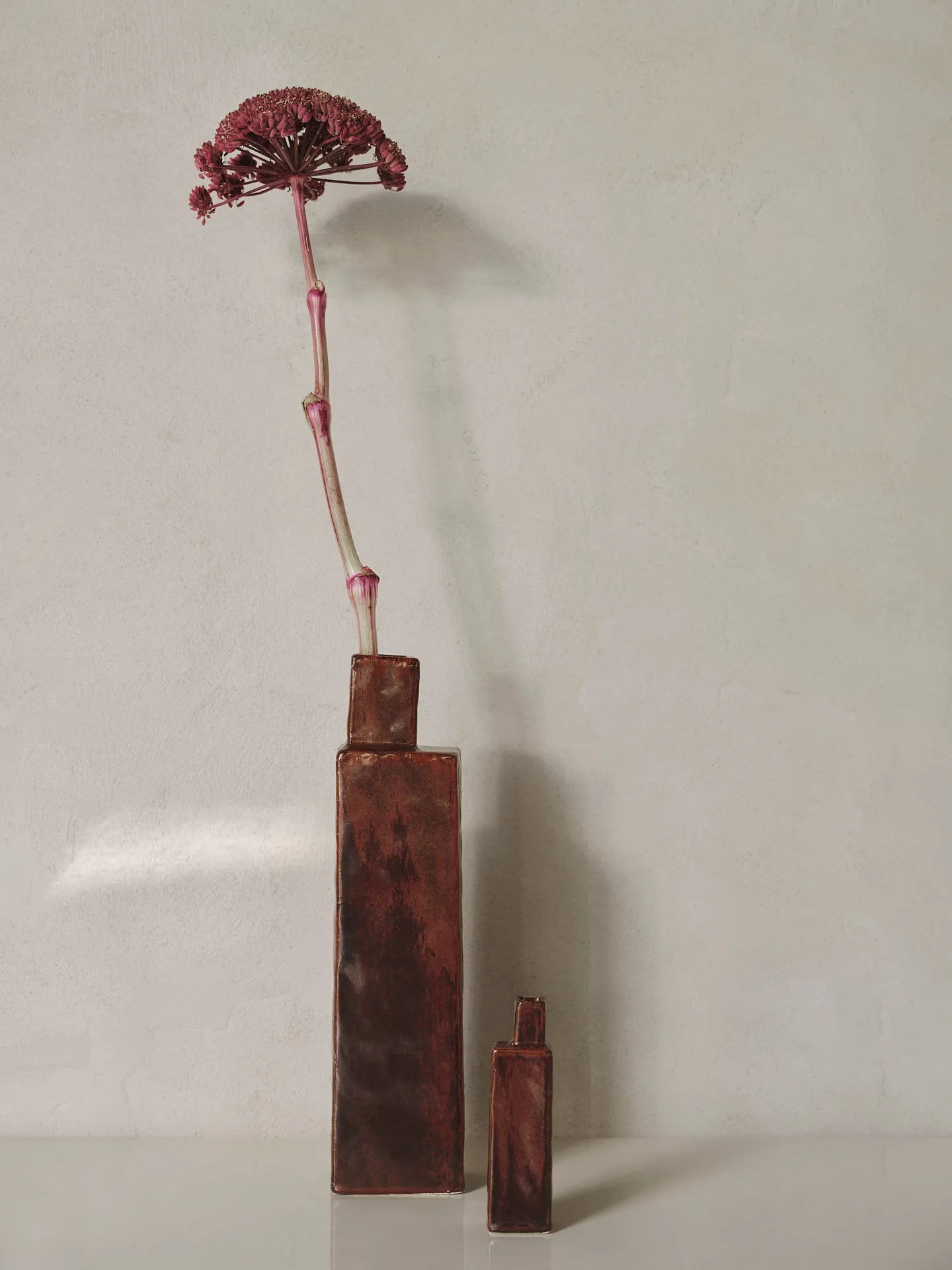 Koa maljakko H40, Red brown Ferm Living