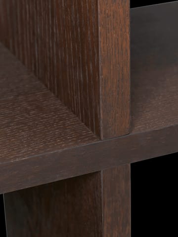 Kona kirjahylly 2x2 - Dark stained - Ferm Living
