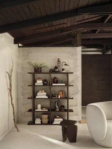 Kona kirjahylly 2x4 - Dark stained - Ferm Living