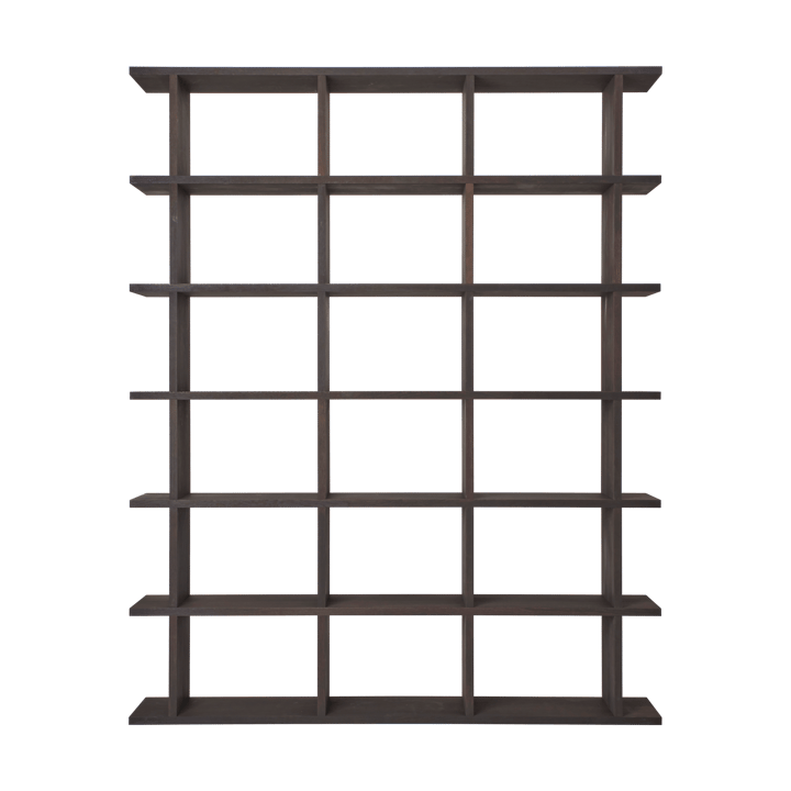 Kona kirjahylly 3x6 - Dark Stained - Ferm Living