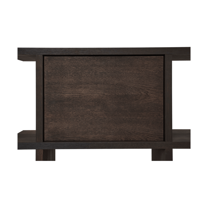 Kona kirjahyllyn kaappiinserti, Dark Stained Ferm Living