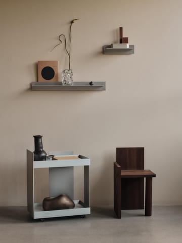 Lager seinähylly single 85 - Aluminium - Ferm Living