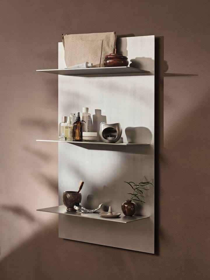 Lager seinähylly triple 55x100 cm, Aluminium Ferm Living
