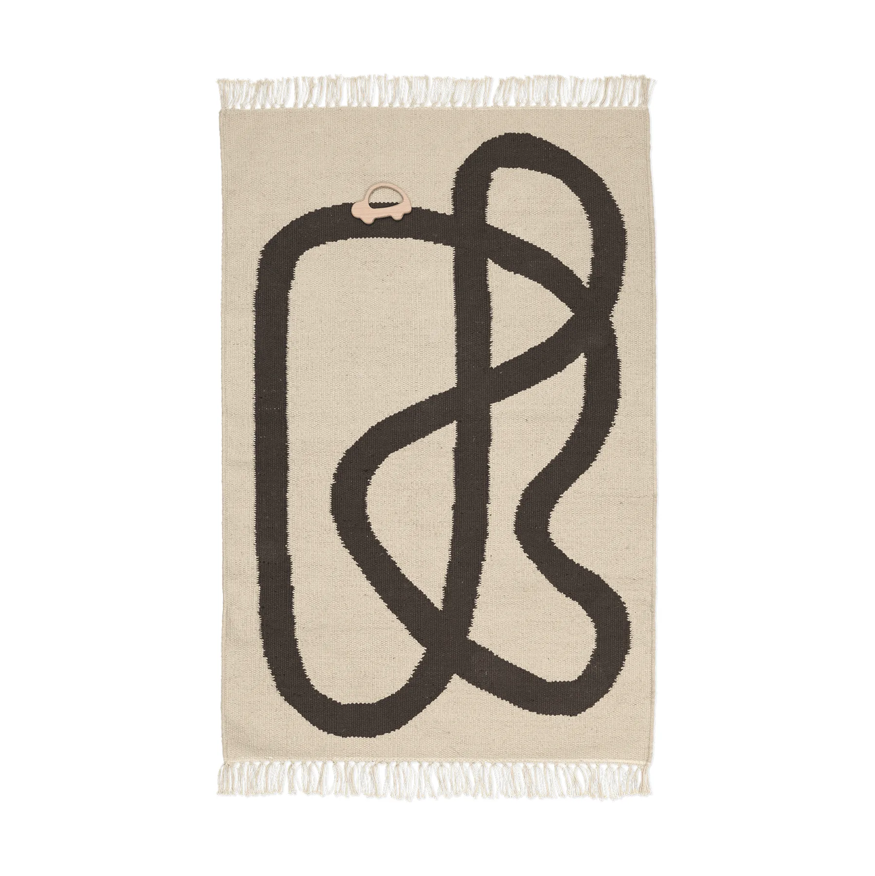 Lane matto 70x105 cm, Vaaleanruskea-suklaa Ferm Living