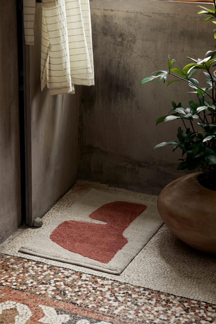 Lay kylpyhuoneen matto 50 x 70 cm, Parchment-rust Ferm Living