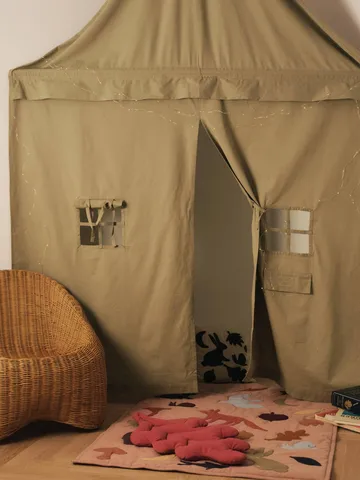 Leaf tyynyt 2 kpl - Tea green-poltettua savea - Ferm Living