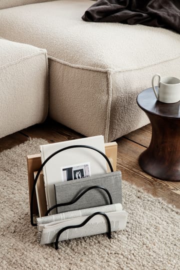 Lithos sanomalehtiteline - Musta - Ferm Living