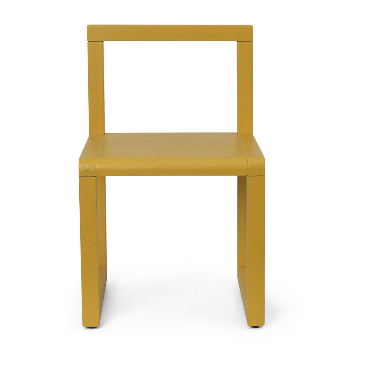 Ferm Living Little Architecht -tuoli Yellow | Skandinaavinen Sisustus | Lastenhuoneen sisustus | Keltainen
